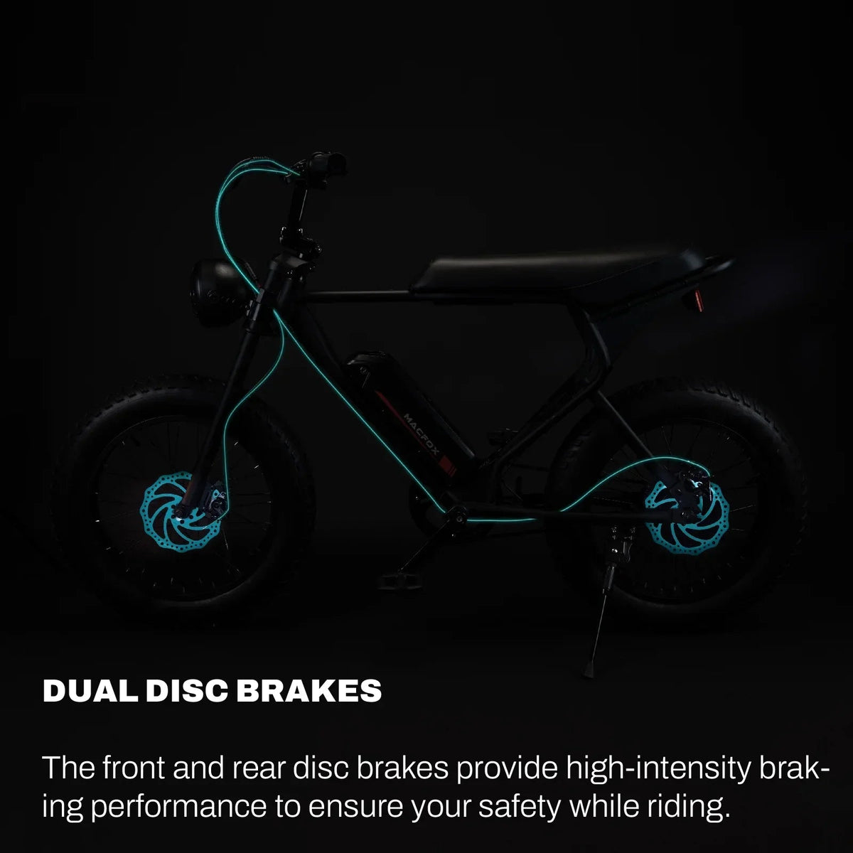 MACFOX 500W/48V/10.4Ah 20 inch Fat Tire Electric Bike