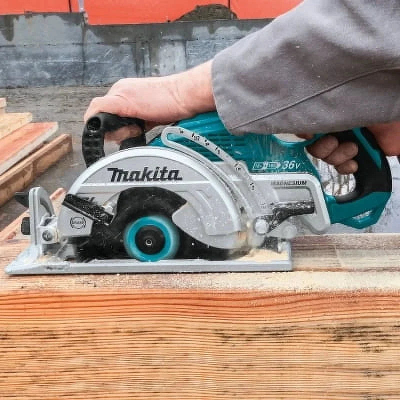 Makita Rear Handle Circular Saw, 7.25 in, 5100 RPM, 36 V DC - XSR01Z