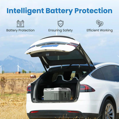 Alpicool 12V Car Refrigerator 10 Quart Portable Fridge 12/24V