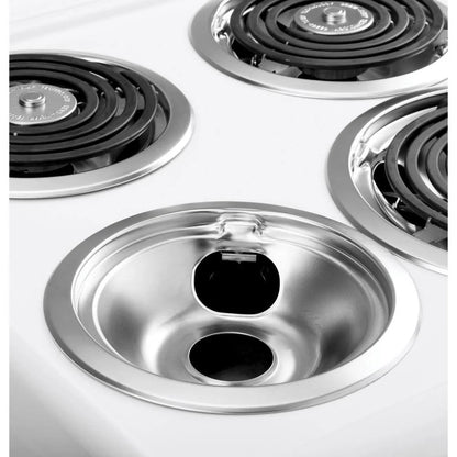 Hotpoint Freestanding Electric Range, 20 in, 4 Burner, White