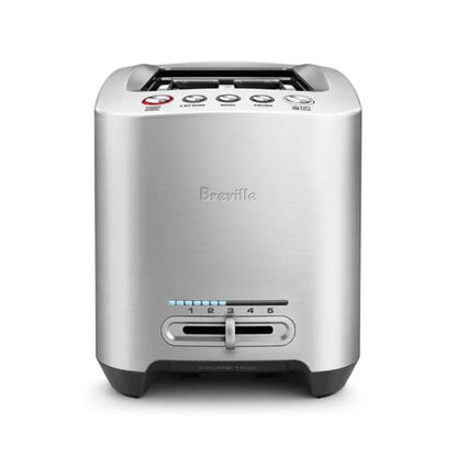 Breville Die-Cast Smart Toaster, 2-Slice, Brushed Stainless Steel