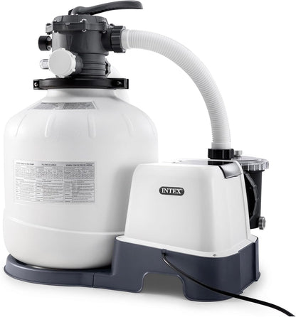 Intex Sand Filter Pump & Saltwater System For Up To 15 000 Gal Pools Krystal Clear