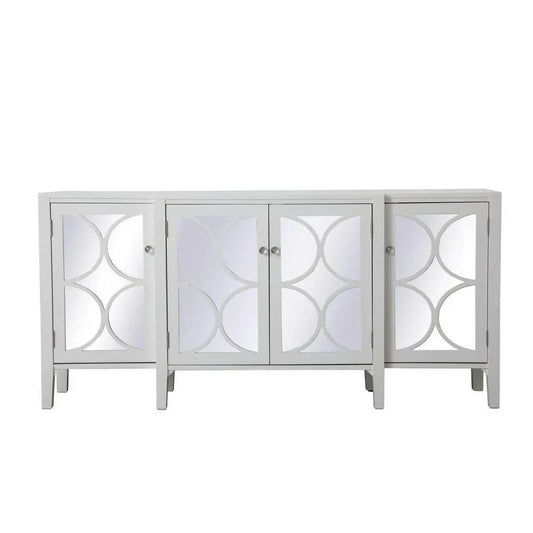 Bailey Street Home Mirrored Credenza, 34 Inches Tall, 16 Inches Wide - 779-Bel-5046518