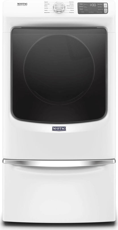 Maytag 7.3 Cu. Ft. Front-Loading Electric Dryer, White - MED6630HW