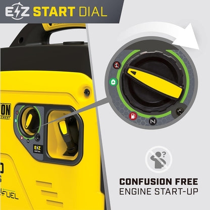 Champion Power Equipment 4000-Watt Dual Fuel RV Ready Portable Inverter Generator With CO Shield