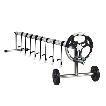 Pool Solar Cover Reel, 16-18 Feet - Complete Reel Set