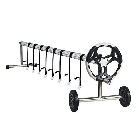 Pool Solar Cover Reel, 16-18 Feet - Complete Reel Set