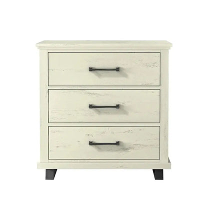 Farmhouse Style 4-Piece Bedroom Set With Dresser, Chest And 2 Nightstands - Farmhouse 4