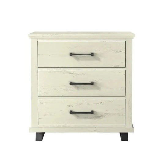 Farmhouse Style 4-Piece Bedroom Set With Dresser, Chest And 2 Nightstands - Farmhouse 4