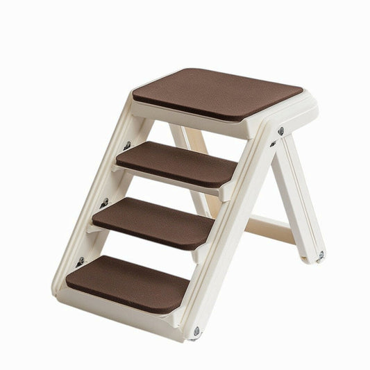 Varyx Foldable Pet Stairs For High Beds, 24 in H x 15 in W, 120 lbs, Cream