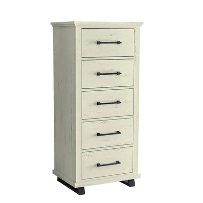 Farmhouse Style 4-Piece Bedroom Set With Dresser, Chest And 2 Nightstands - Farmhouse 4