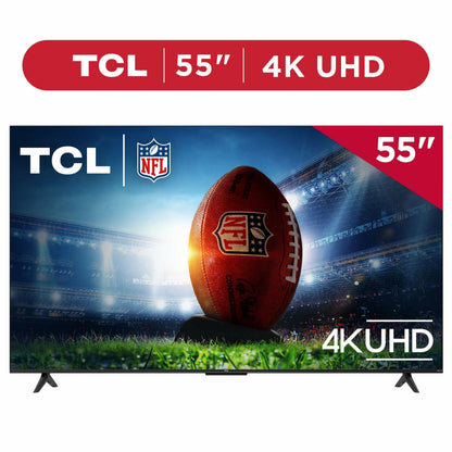 TCL 55 inch 4K UHD HDR Roku Smart TV With 4 HDMI Inputs - 4-Series