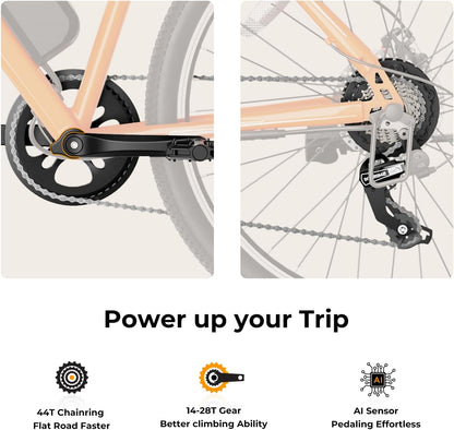 500W Electric Bike With 40-Mile Range And 20 MPH Top Speed - EB5