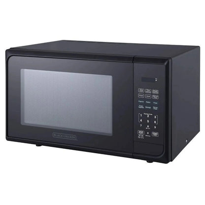 BLACK+DECKER 1.1 Cu. Ft. 1000 Watt Microwave Oven, Stainless Steel - EM031M2CE