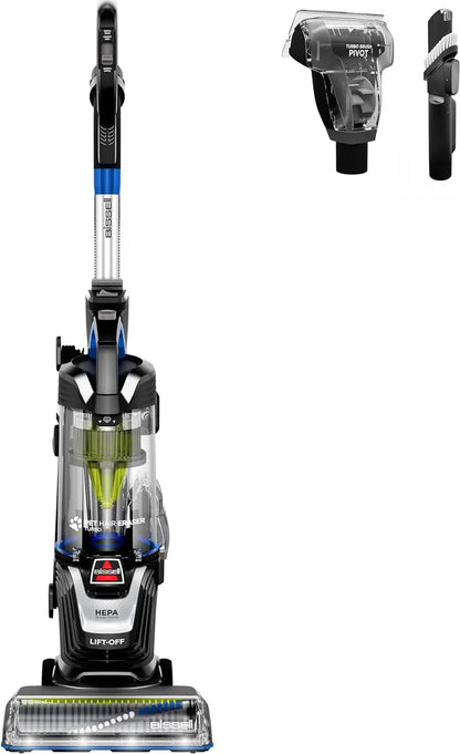 BISSELL Pet Hair Eraser Turbo Lift-Off Vacuum With Self-Cleaning Brush Roll And HEPA Filtration