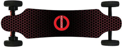 Electric Skateboard 4000 Watts 12S3P 35 Mph 22 Mile Range 6 in Wheels - Black