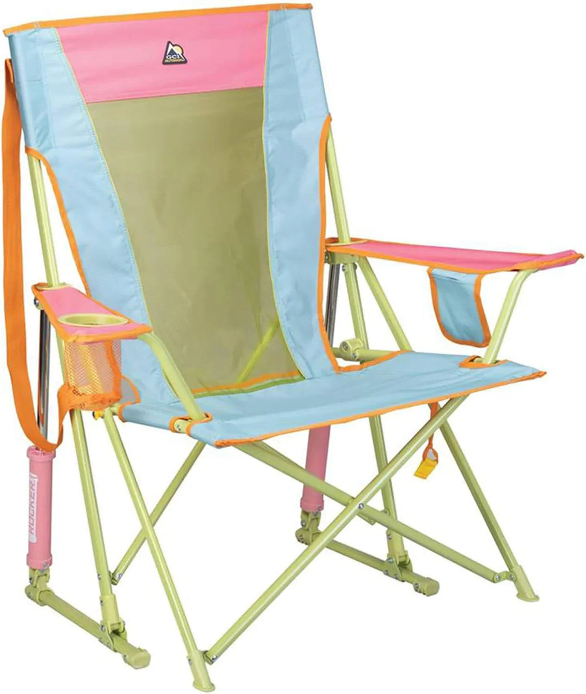 GCI Outdoor Sunshade Rocker Outdoor Rocking Chair With Canopy