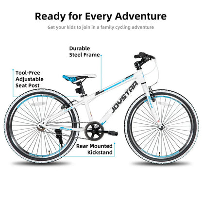 JOYSTAR Lubbock Kids Mountain Bike, 20-inch / 24-inch, Single Speed - Lubbock