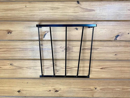 Dutch Ranch Steel Wall Hay Rack, Black, 18.5 in Long