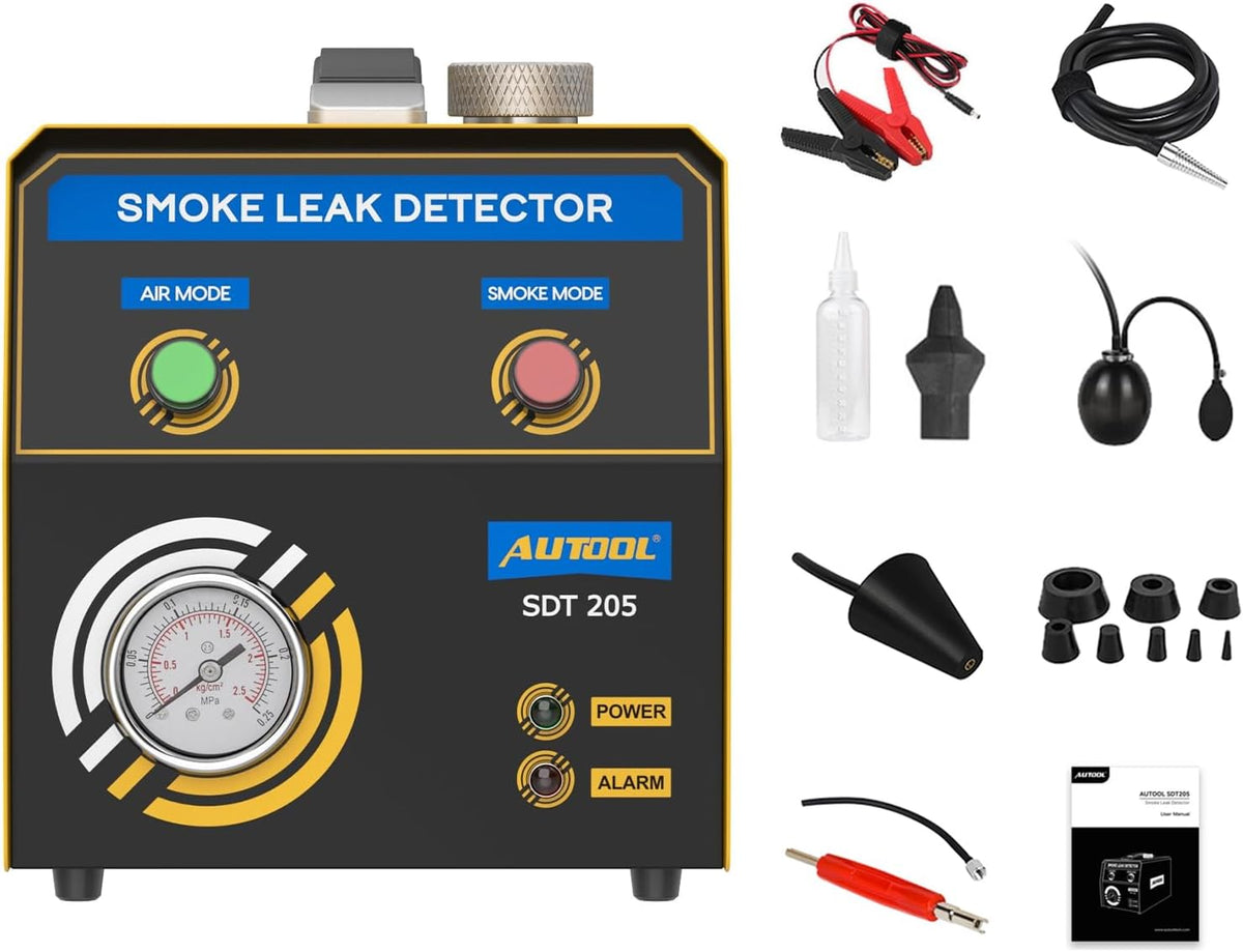 AUTOOL Automotive Smoke Leak Detector for 12V Vehicles - SDT 202, SDT205, SDT103, SDT106, SDT 206