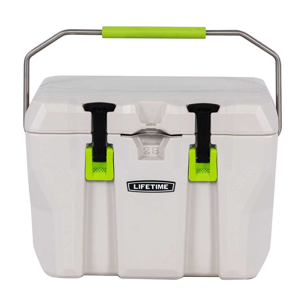 Lifetime Bear-Resistant High Performance Camping Cooler, 28 qt, 20 Can Capacity, Boulder Gray - 91289