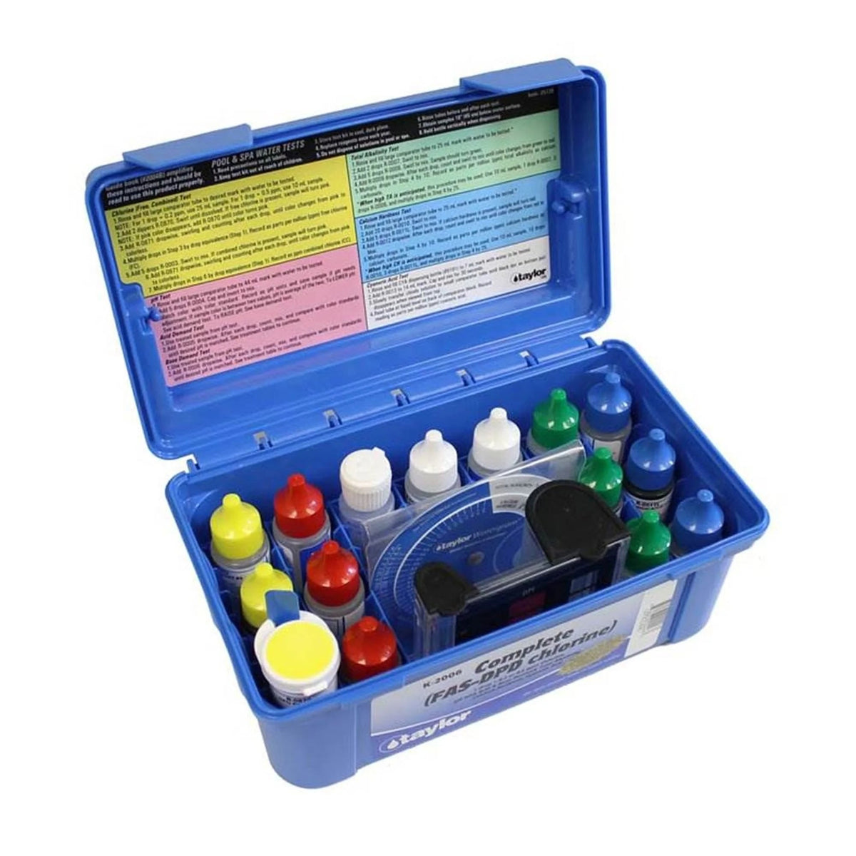 Taylor Complete Pool Chlorine Test Kit With Additional Basic Kit - K2006