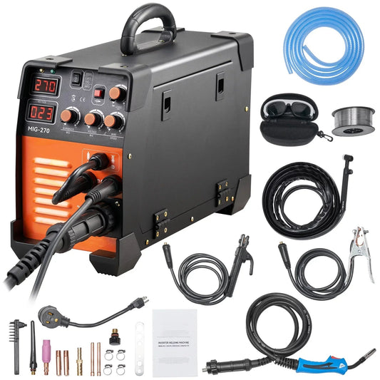 BENTISM 270A 110V Flux Core MIG/TIG/MMA 3-in-1 Welder - MIG-270