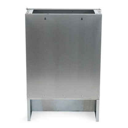 Galvanized Steel Hog Feeder 3.7 Bushel, 2-Door, 20-Gauge, Silver