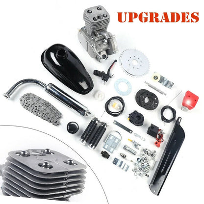 100cc Bicycle Gasoline Engine Kit 2 Stroke Air-Cooling CDI Ignition