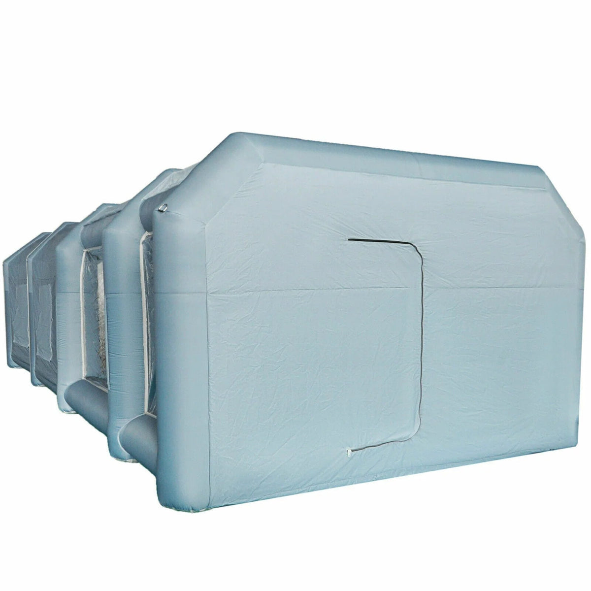 Inflatable Spray Paint Booth Tent 33 x 16.4 x 12 ft With 2 950W And 350W Blowers