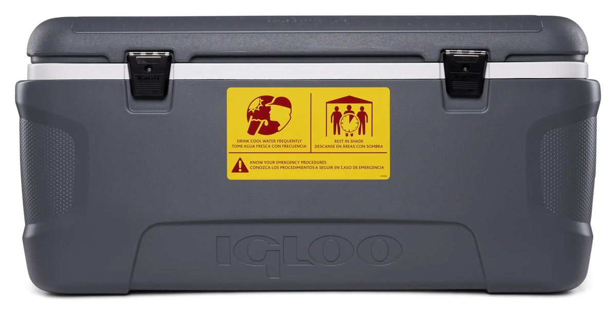 Igloo Workman Series Chest Cooler, 120 qt, Gray