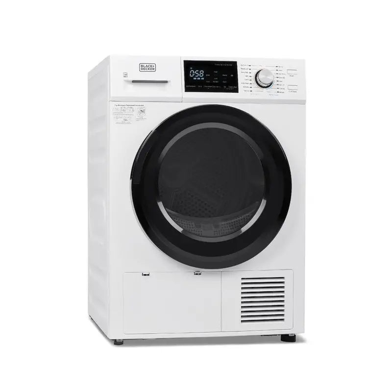 BLACK+DECKER 4.4 Cu. Ft. 240-Volt Ventless Electric Heat Pump Dryer, White - BDFH44M