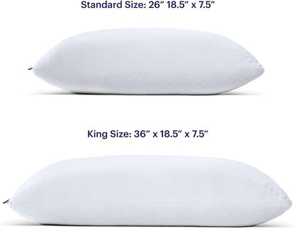 Purple Freeform Pillow - Standard Size, Adjustable Height