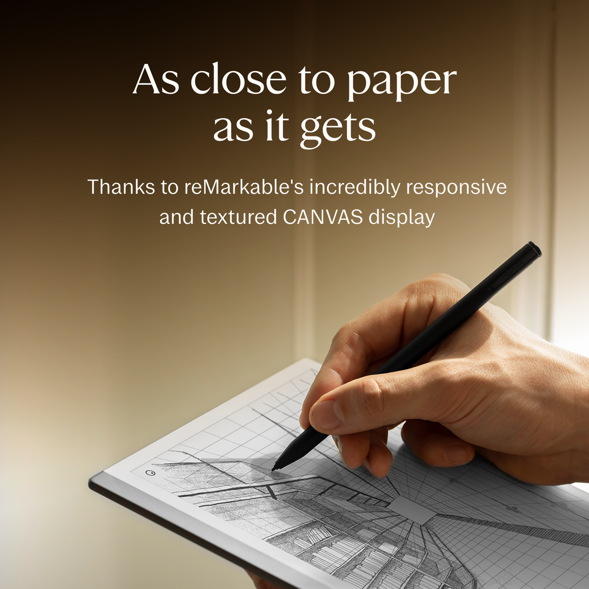 reMarkable 2 10.3 in Paper Tablet With Marker Plus And Premium Leather Book Folio - Black