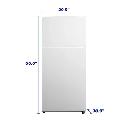 Element 18.0 Cu. Ft. Top Freezer Refrigerator - White - ERT18CSCW