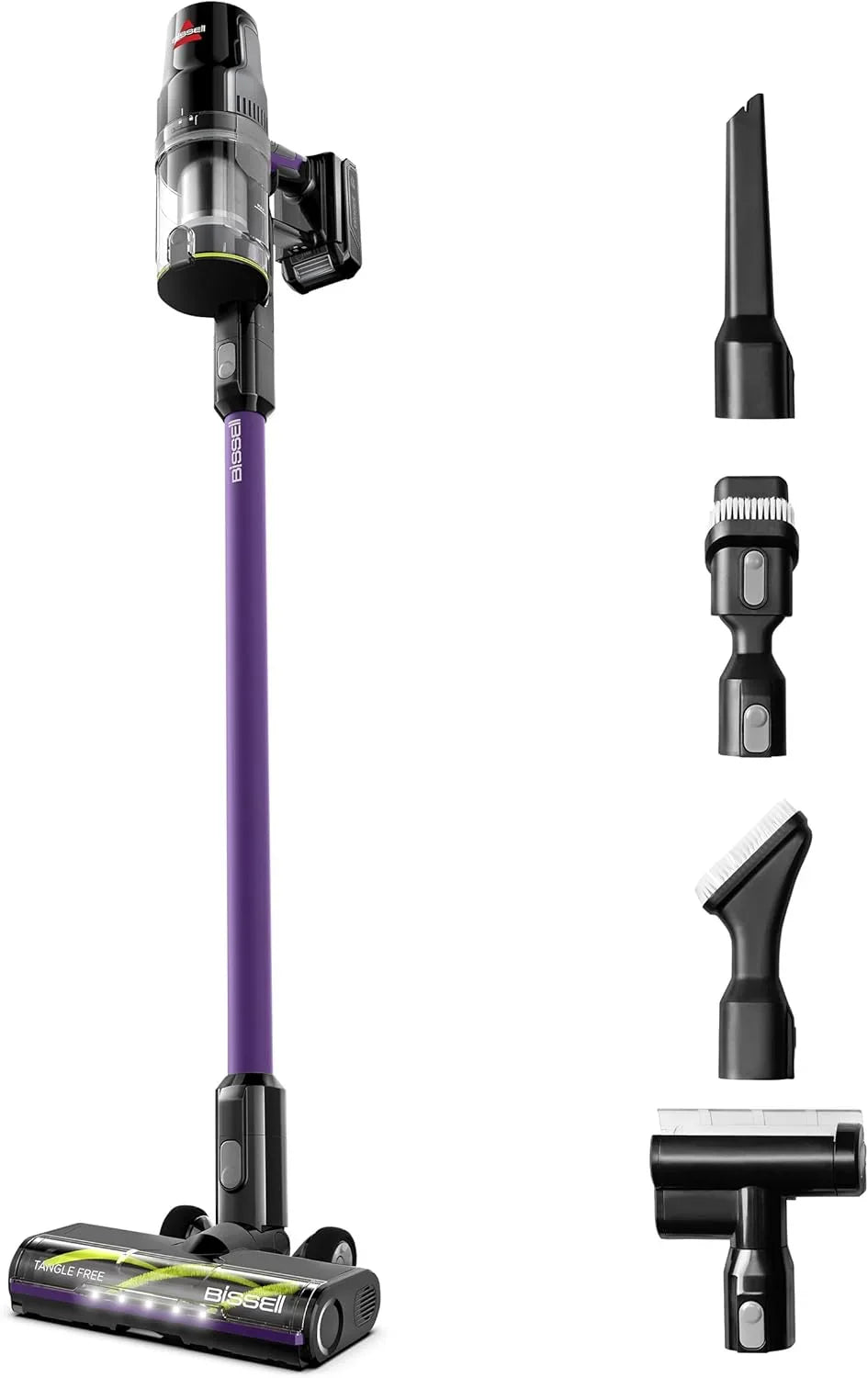 Stick Vacuum Cleaner With Crevice Tool, Black