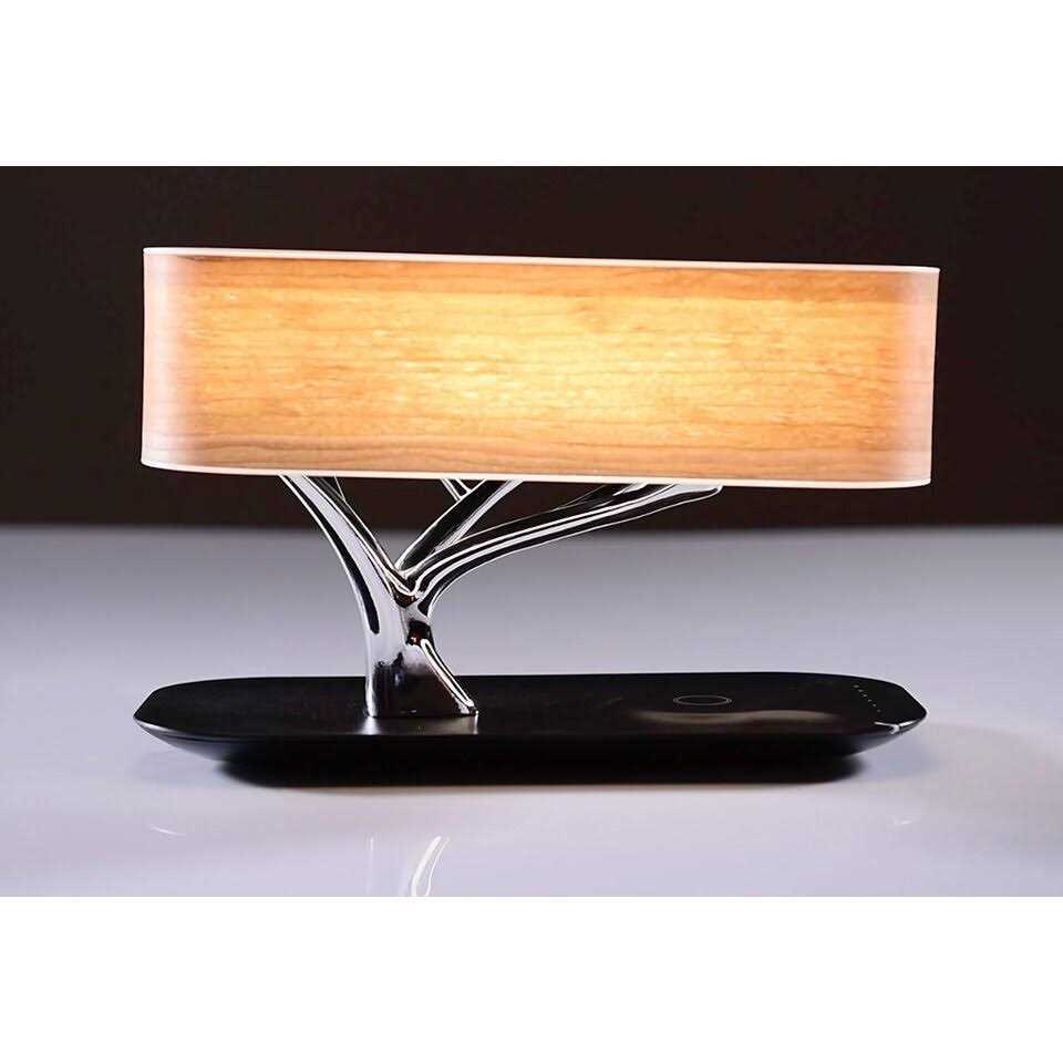 Sharper Image Bluetooth Speaker Lamp With Wireless Charging Pad - 206423