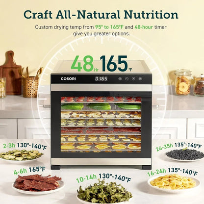 COSORI Food Dehydrator With 6.5 Inch Drying Space, 600W