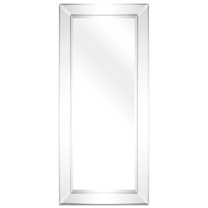 Rectangular Clear Beveled Wall Mirror - 3 Sizes