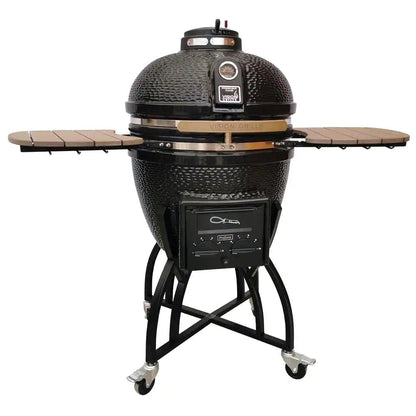 The Grills 22 in Kamado Pro Ceramic Charcoal Grill With Cover - Kamado Pro