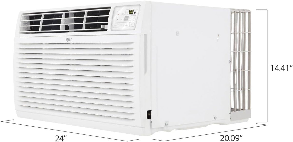 LG 10,000 BTU Through-the-Wall Air Conditioner, 115V, White - Cools Up To 440 Sq. Ft.