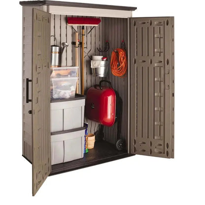 Rubbermaid Garden Shed, 52 Cu. Ft., Weatherproof Lockable Doors - Model 2025