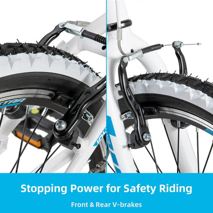 JOYSTAR Lubbock Kids Mountain Bike, 20-inch / 24-inch, Single Speed - Lubbock
