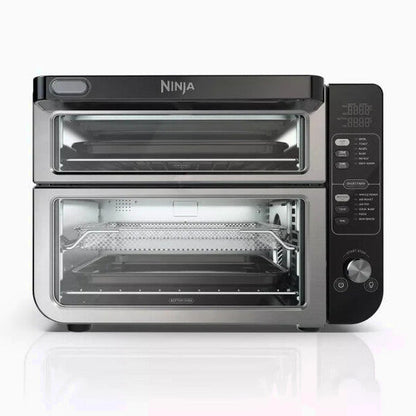 Ninja 12-in-1 Double Oven With FlexDoor, FlavorSeal, Smart Finish, Convection And Air Fry - DCT401