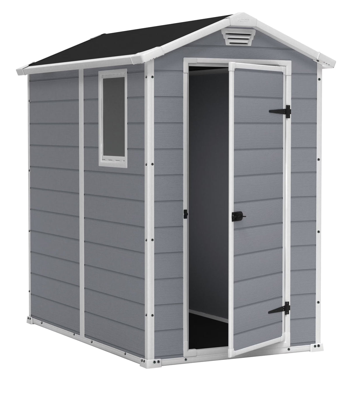 Keter Manor DD 6 X 8 Foot Outdoor Storage Shed, Grey - 213413
