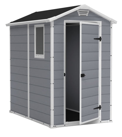 Keter Manor DD 6 X 8 Foot Outdoor Storage Shed, Grey - 213413
