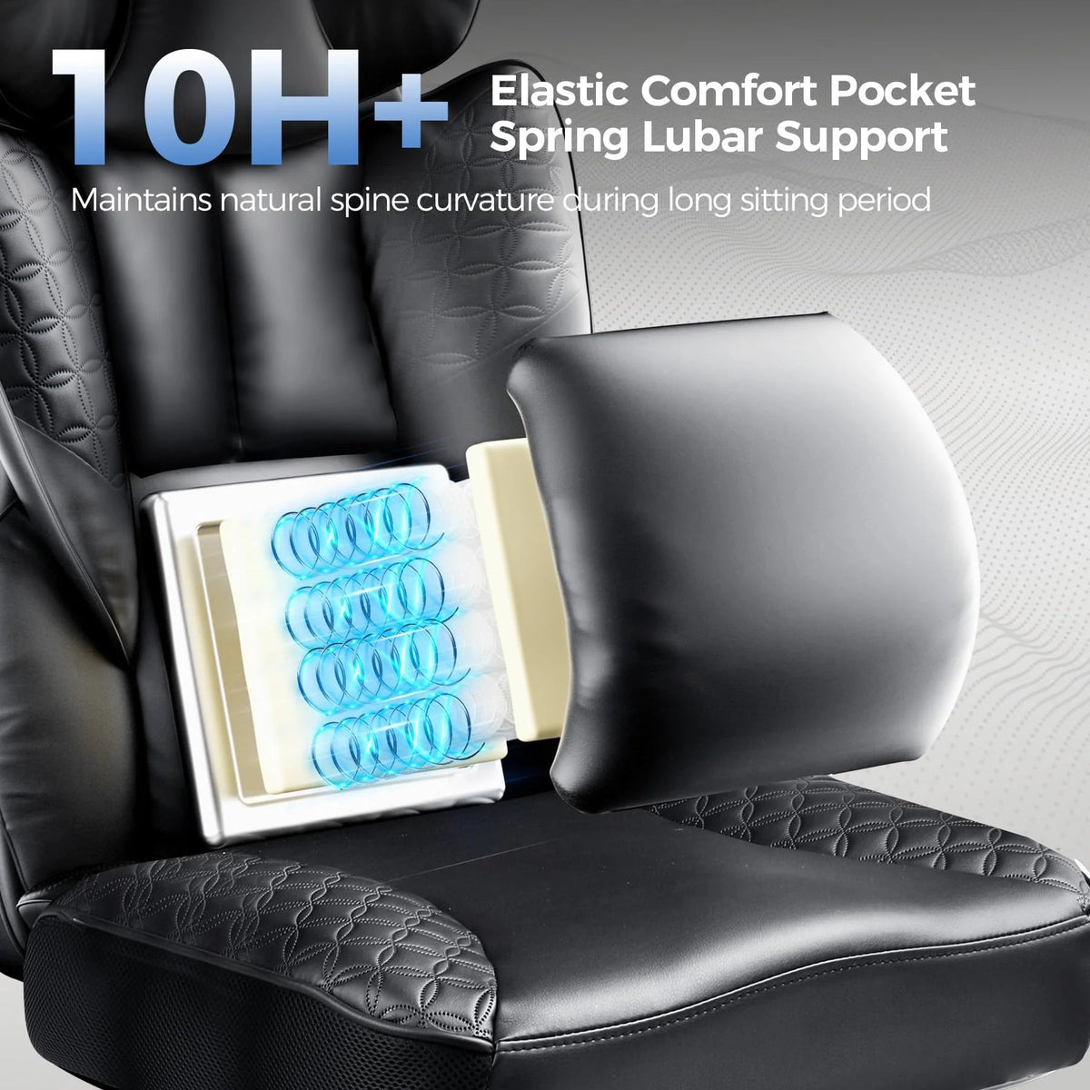 Big And Tall Gaming Chair, High-Back Computer Desk Chair, 400 Lbs