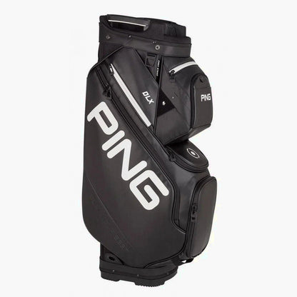 PING Cart Bag, White, 15-Way Top - DLX