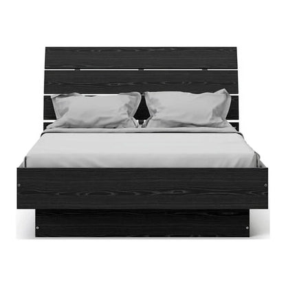 Home Square 2 Piece Furniture Set With Platform Full Bed And 2 Drawer Nightstand
