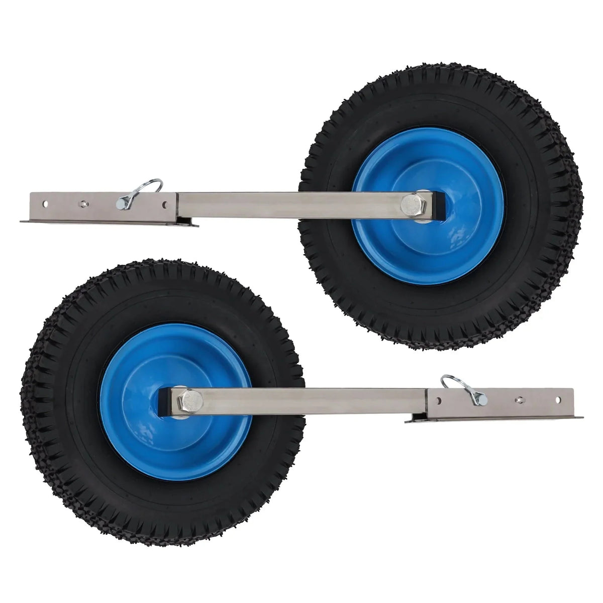 Boat Transom Launching Wheel Set, 12 Inch Wheels, 600 lbs
